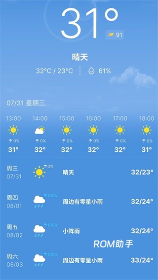 精灵天气预告